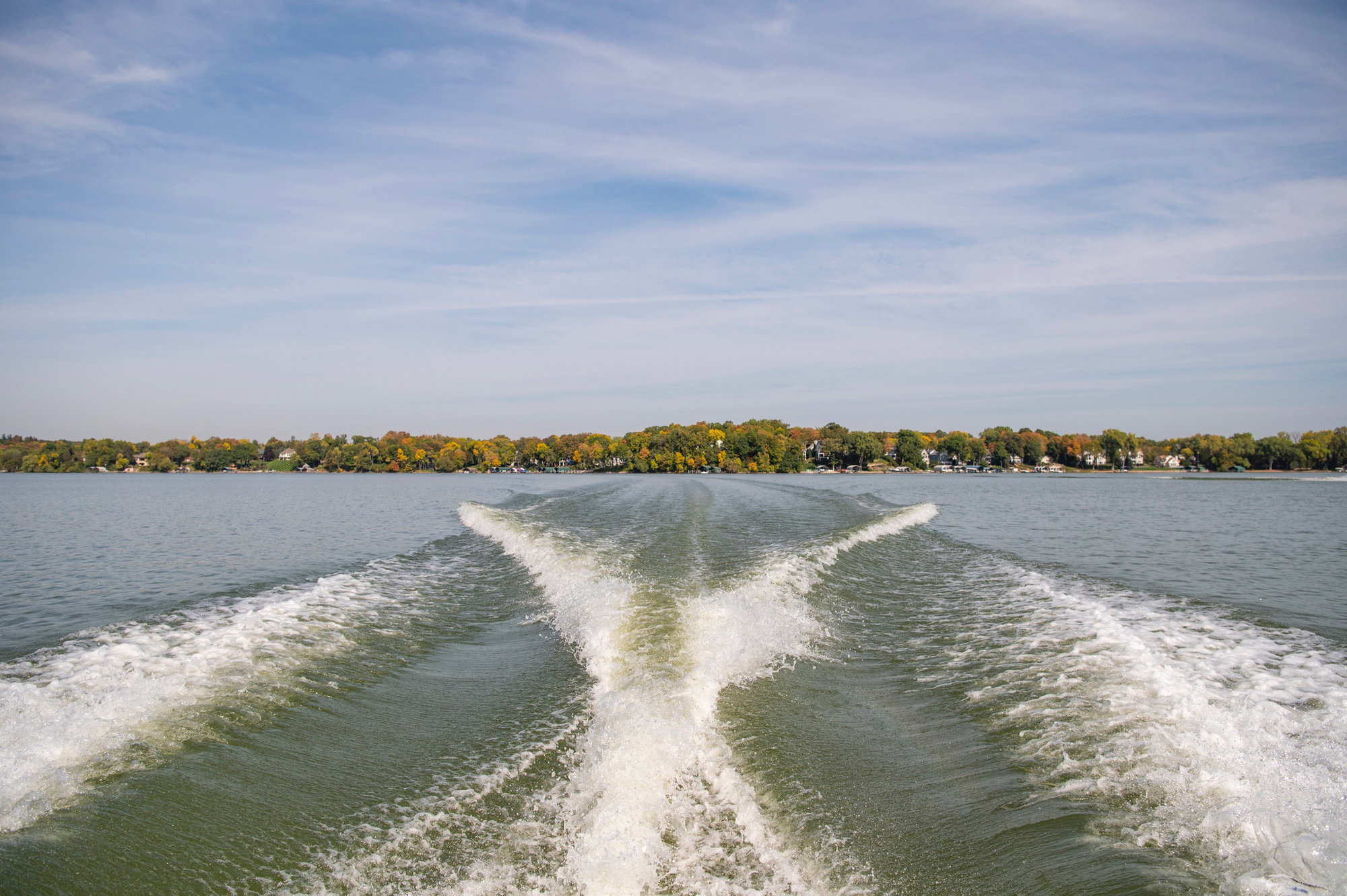 Surf boat wake